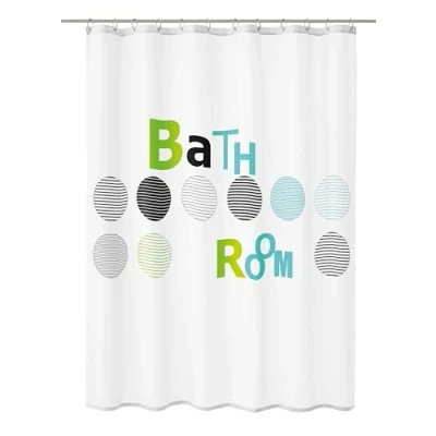 Afbeelding van Kleine Wolke Douchegordijn Bathroom munt 180x200