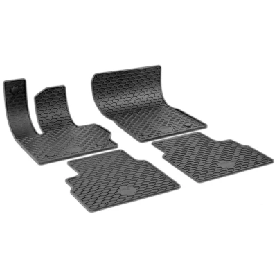 Afbeelding van WALSER RubberLine 50860 Vloermatset Rubber voor en achter 4 Zwart