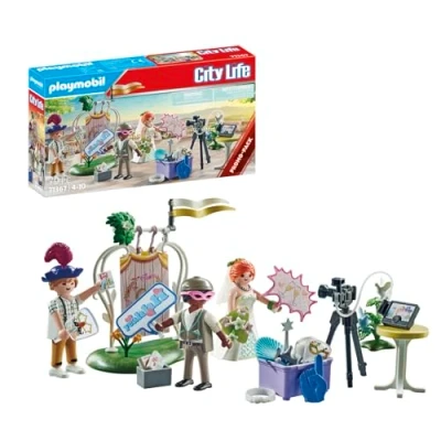 Image de Playmobil City Life 71367 Couple de mariés et appareil photo