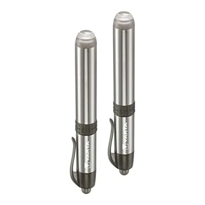 Afbeelding van VARTA 2 stuks led diagnostische lampen met 1 AAA batterij, Pen Light, pupillamp, extreem dunne en lichte penlamp, zaklamp, voor gebruik in ziekenhuizen, dokterspraktijken,