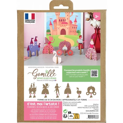 Afbeelding van Gomille MDF Figuren Set Prinsessen