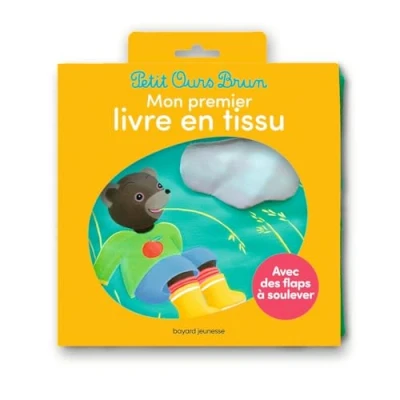 Afbeelding van MON PREMIER LIVRE TISSU PETIT OURS BRUN