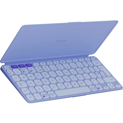 Afbeelding van Logitech Keys To Go 2 Draadloos Tablettoetsenbord Bluetooth Qwerty US Lila
