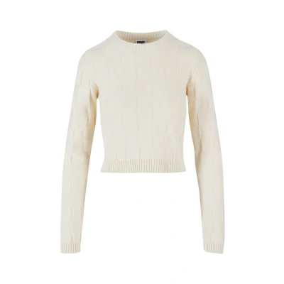Afbeelding van Urban Classics Check Trui, Dames, Maat: Medium, Sand