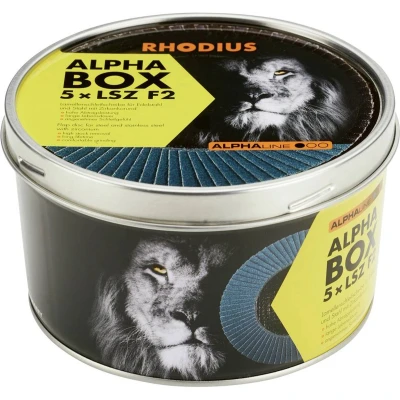 Afbeelding van Rhodius 209316 LSZ F2 BOX Lamellenschijf Diameter 125 mm Boordiameter 22.23 5 stuk(s)