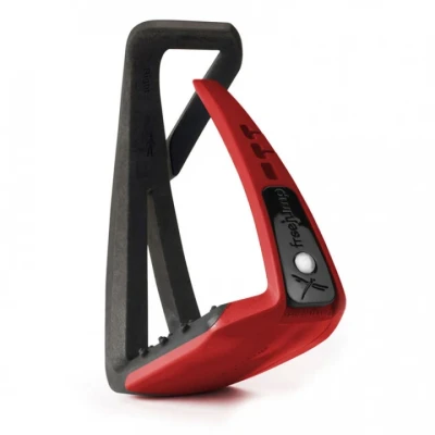 Afbeelding van Freejump Stijgbeugels Soft Up Lite Zwart/Rood