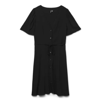Image de VERO MODA Vmalba Ss WVN Noos Robe courte pour femme (1 pièce)