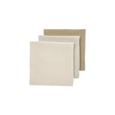 Afbeelding van Meyco Luiers Pre Washed Soft Sand/Greige/Taupe 3 pack