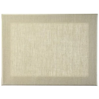 Afbeelding van Honsell 18340 Naturel Frame 100% puur linnen met gesloten stofstructuur, ca. 30 x 40 cm, achterkant op grenen profiel