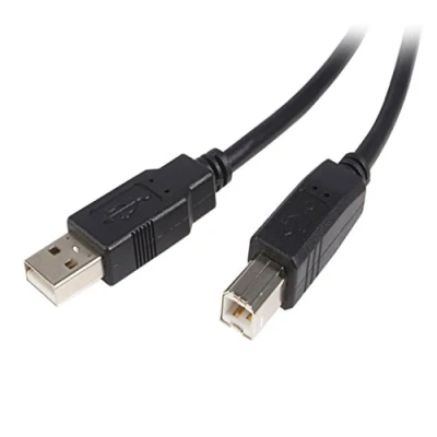 Afbeelding van Kabel USB A naar B Startech USB2HAB5M Zwart