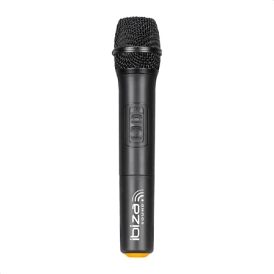 Afbeelding van Ibiza PORTHAND12 2 Draadloze handmicrofoon VHF 203,5 MHz voor PORT12VHF BT en PORT15VHF