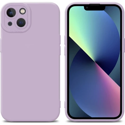 Afbeelding van Cadorabo Hoesje geschikt voor Apple iPhone 13 in Fluid CREAM Beschermhoes gemaakt van flexibel TPU silicone Cover Case