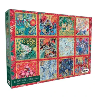 Afbeelding van puzzel Gibsons 12 days of Christmas (1000 stukjes)