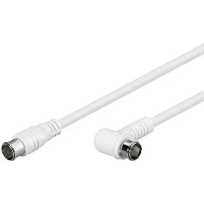Afbeelding van Goobay Satelliet Aansluitkabel [1X F Quickstekker 1X Quickstekker] 1.50 M 85 Db Wit