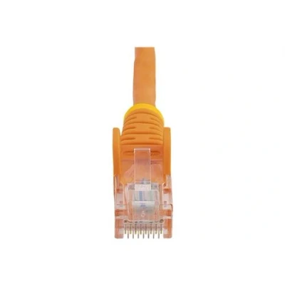 Image de StarTech.com Câble réseau Cat5e UTP sans crochet cordon Ethernet RJ45 anti accroc M/M de raccordement 3 m orange
