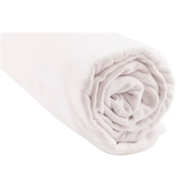 Image de Drap housse Coton Bio pour lit king size 160x200 Couleur Blanc