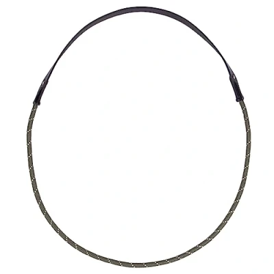 Afbeelding van QHP Halstouw Neckrope Leer Olive Shetlander