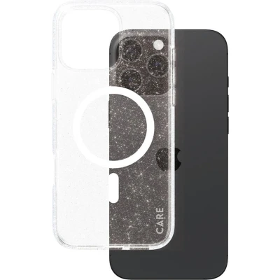 Afbeelding van PanzerGlass Hoesje Geschikt voor iPhone 16 Pro Max Star Lit Case MagSafe Wit