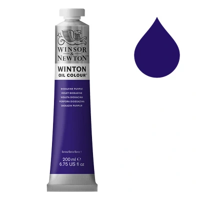 Image de Winsor &amp; Newton Winton peinture à l&#039;huile (200 ml) 229 violet dioxazine