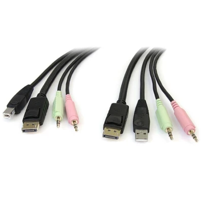 Afbeelding van KVM Schakelaar Startech DP4N1USB6