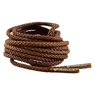 Afbeelding van IRONLACE Klassieke enkelveters van 100% geavanceerde para aramidevezel, 1 paar, bruin of zwart, verschillende lengtes 274 cm