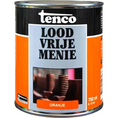 Afbeelding van Tenco Loodvrije Menie Oranje 0,75 liter Grondverf en