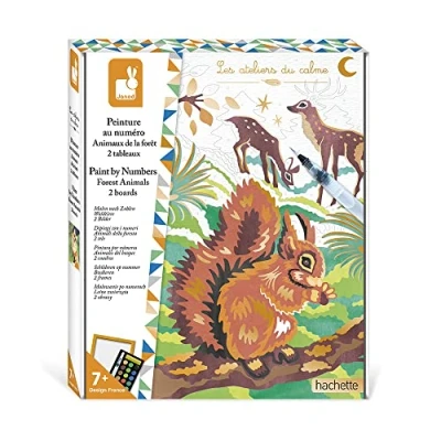 Image de Kit créatif Janod Peinture au numéro Animaux de la forêt