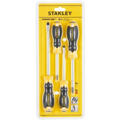 Afbeelding van STANLEY STHT16169 0 CushionGrip schroevendraaierset 4 delig
