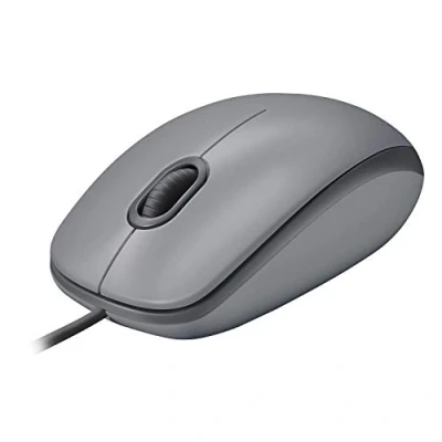 Image de Logitech M110 Silent Souris droitiers et gauchers optique 3 boutons filaire USB A gris intermédiaire