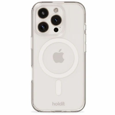 Afbeelding van Holdit Hoesje Geschikt voor iPhone 16 Pro MagSafe Case Wit