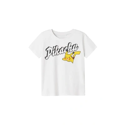 Afbeelding van Name it Tshirt print voor kinderen, Maat: 158/164, Bright white