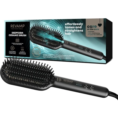 Afbeelding van Revamp Progloss Deepform Brush Keramische Stijlborstel 5 Warmtestanden 3 Meter Salonkabel