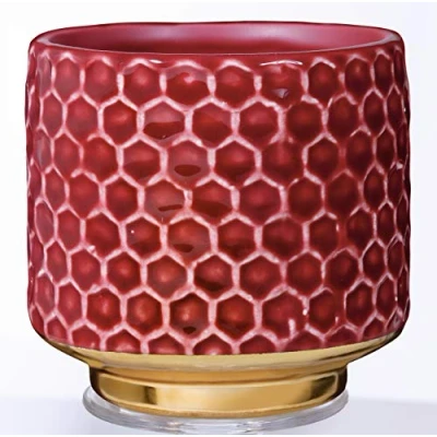 Afbeelding van Bloomingville Bloempot Home Decoratieve bloempotten voor binnen, creatieve retrostijl S (10 cm ø), rood, keramiek