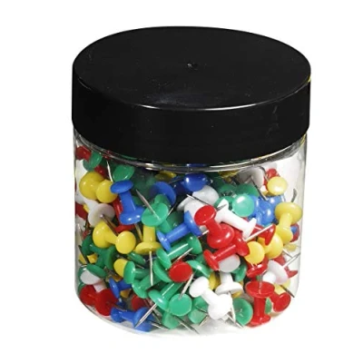 Afbeelding van Exacompta 14769E spelden, diameter 10 mm, verschillende kleuren, 200 stuks