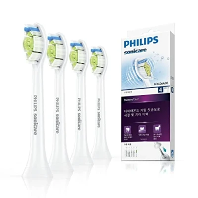 Afbeelding van Philips Sonicare DiamondClean HX6064 Pakket reserve opzetborsteltjes voor tandenborstel 2 Series; Smart HX9902; ProtectiveClean 4100; 6100