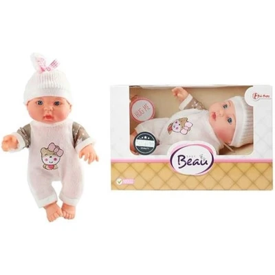 Afbeelding van Baby Beau Babypop met Muts, 23cm