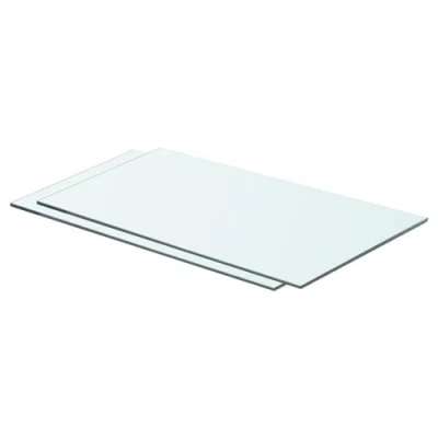 Afbeelding van Schappen 2 st 60x45 cm glas transparant