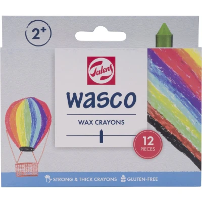 Afbeelding van Talens waskrijt Wasco, doos met 12 stuks