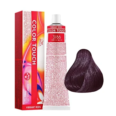 Afbeelding van Wella Professionals Color Touch Vibrant Reds 60 ml 3/66 Intense Dark Chestnut Violine