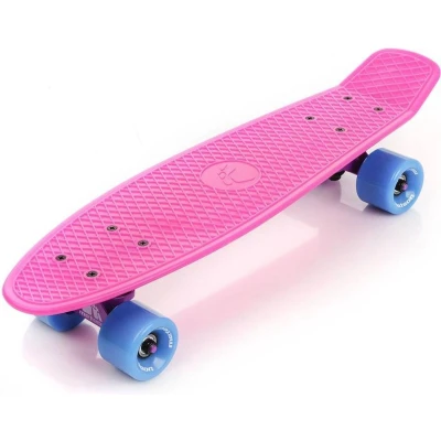 Afbeelding van Stoere PennyBOARD van Meteor ROZE/BLAUW