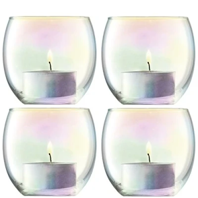 Afbeelding van LSA PE20 kandelaar Pearl, hoogte 6,5 cm, diameter 6,8 parelmoer