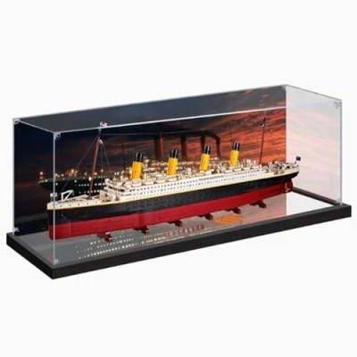 Afbeelding van Lego 10294 Titanic, stofdichte acrylvitrine (model niet inbegrepen) (rugspray + spiegel)