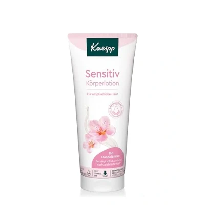 Afbeelding van Kneipp Sensitiv Body Lotion met biologisch amandelbloesemextract voor de gevoelige huid, lichte en snel absorberende textuur een fluweelzacht gevoel, 200 ml