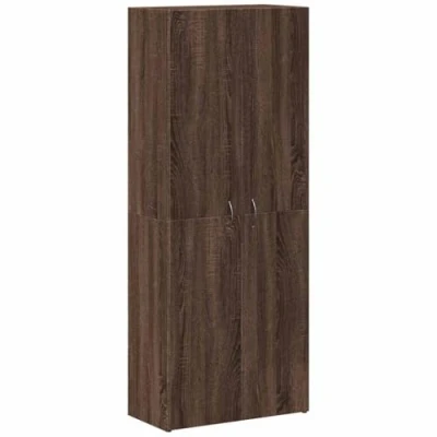 Afbeelding van vidaXL Archiefkast 60x32x153 cm bewerkt hout bruin eikenkleur