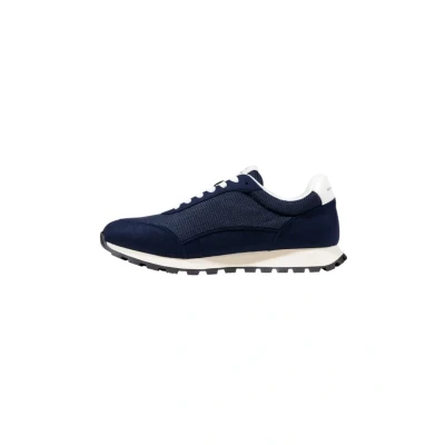 Afbeelding van Armani Exchange Sneakers laag, Heren, Maat: 41, Blue/white Polyester