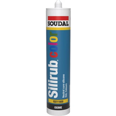 Afbeelding van Soudal Silirub Color 300ml RAL 9010 (wit)