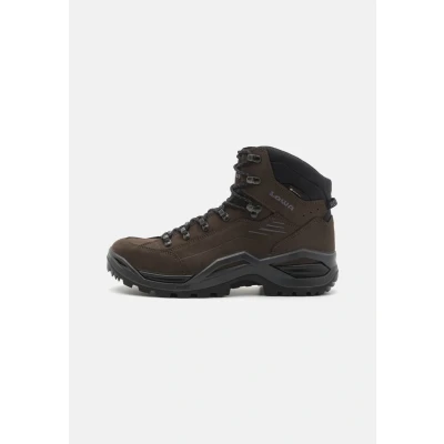 Afbeelding van Lowa Renegade EVO MID Outdoorschoenen, Heren, Maat: 40, Dunkelbraun/schwarz Nubukleer/ textiel