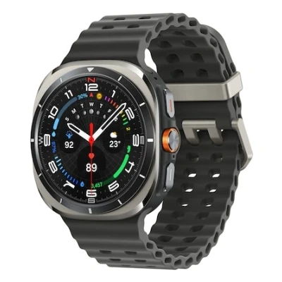 Afbeelding van Galaxy Watch Ultra, Smartwatch Titanium Zilver, Marine Band Donkergrijs, 47 mm