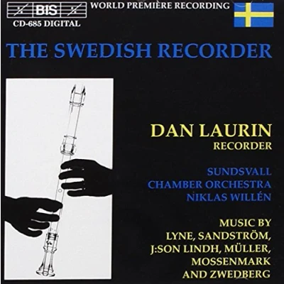 Afbeelding van Dan Laurin, Sundsvall Chamber Orchestra The Swedish Recordder (CD)