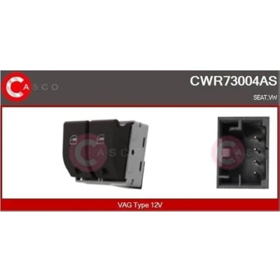 Afbeelding van CASCO CWR73004AS Schakelaar, raamopener Aan de bestuurderszijde VOLKSWAGEN: Polo IV Hatchback